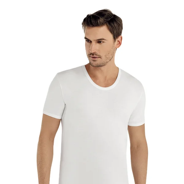 Şahinler E001 6lı Paket Erkek %100 Pamuk Beyaz Bisiklet Fanila XL