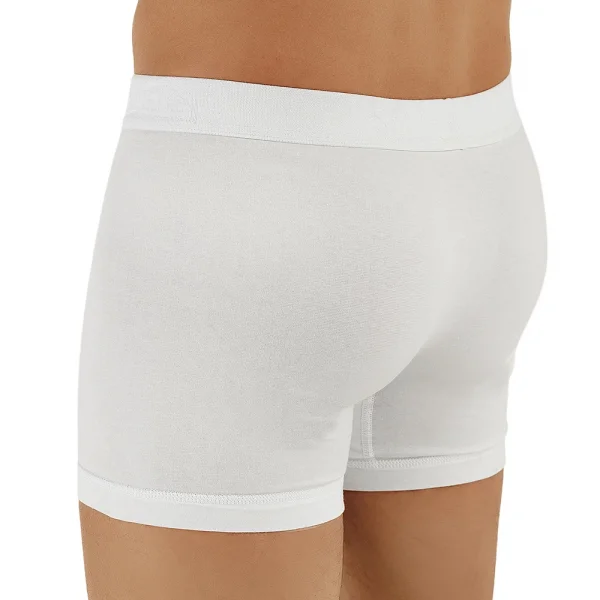 Şahinler E031 Erkek Likralı Boxer Külot 6lı Paket Beyaz M
