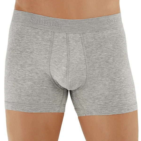 Şahinler E031 Erkek Likralı Boxer Külot 6lı Paket Gri XL