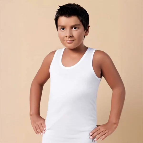 Şahinler EC002 Erkek Çocuk Garson Boy Askılı Atlet :42 (12-13 Yaş)