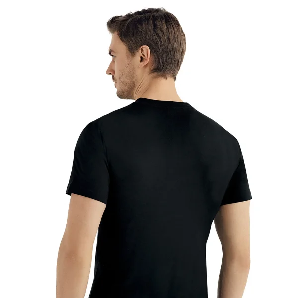 Şahinler ME004 Erkek Renkli O-Yaka Kısa Kol Atlet