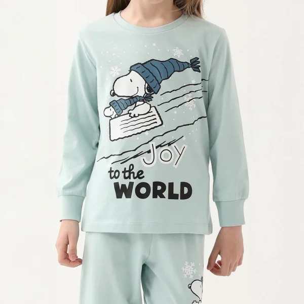 Snoopy L1613C Kız Çocuk Kışlık Pijama Takım