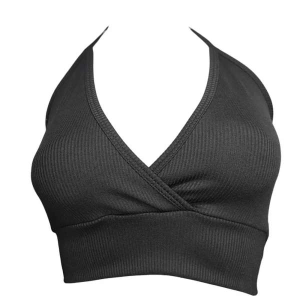 Vogsign 282 Kadın Arkadan Bağlamalı Fitilli Crop Bustiyer