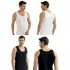 Şahinler E002-E005 6lı Paket Erkek Atlet %100 Pamuk 3Beyaz-3Siyah XL