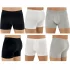 Şahinler E031 Erkek Likralı Boxer Külot 2Beyaz-2Siyah-2Gri M