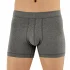 Şahinler E031 Erkek Likralı Boxer Külot 6lı Paket Koyu Gri XXL