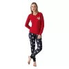 RolyPoly RP3678-S Anne Kız Kışlık İkili Pijama Takım (Anne)