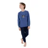 RolyPoly RP3659-2 Erkek Çocuk Kışlık İkili Pijama Takım