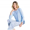 Over Sleep 3113 Kadın Büyük Beden Melisa Ön Üç Düğmeli Kışlık Pijama Takımı