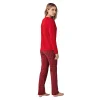 Arnetta AR3514S Anne Kız New Year Kışlık İkili Pijama Takım (Anne)