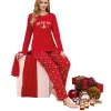 Over Sleep 3257 Kadın Yılbaşı Pijama Takımı