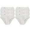 Tutku 922 Ribana Kadın Bato Külot 6lı Beyaz M