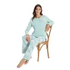 Over Sleep 3310 Kadın Uzun Kol Büyük Beden Modal Pijama Takım  (L-XL-XXL-3XL)