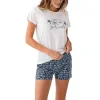 RolyPoly RP3819-S Kadın Yazlık Şort Takım