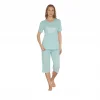 Dowry 07-10 Kadın Yazlık Kapri Pijama Takım