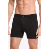 İlke 011 Erkek Düz Renkli %100 Pamuk Boxer