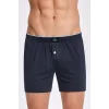 İlke 011 Erkek Düz Renkli %100 Pamuk Boxer