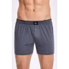 İlke 011 Erkek Düz Renkli %100 Pamuk Boxer
