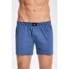İlke 011 Erkek Düz Renkli %100 Pamuk Boxer