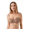 Newbra Lingerie 347057 Kadın Dolgusuz Straplez Basic Desteksiz C Cup Sutyen
