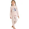 Rolypoly RP3902C Anne Kız Uzun Kol Pijama Takım (Kız Çocuk)
