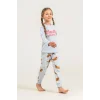 RolyPoly RP3907C  Kız Çocuk Uzun Kol Pijama Takım