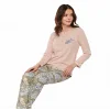 Alperi 79450 Kadın Kışlık Düğmeli Pijama Takım