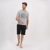 Arnetta 1381S Erkek Yazlık Bermuda Pijama Takım