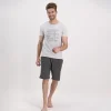 Arnetta 1381S Erkek Yazlık Bermuda Pijama Takım