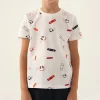 Arnetta 2984C Erkek Çocuk Bermuda Pijama Takım