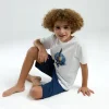 Arnetta 3314C Baba/Oğul İkili Yazlık Pijama Takım