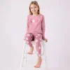 Arnetta AR3088G Kız Çocuk Garson Kışlık Pijama Takım