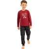 Arnetta AR3820C Baba Oğul Uzun Kollu İkili Pijama Takım