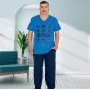 Berland 3878 Erkek Yazlık Büyük Beden Jakarlı Pijama Takım
