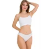 Berrak 11688 Kadın Lazer Kesim Pamuk Ağlı Bikini