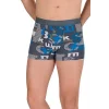 Berrak 4480 Erkek Likralı Desenli Boxer