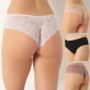 Confeo 804-004 Kadın Dantelli 4lü Bikini Külot