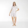 Confeo 840.437 Kadın Yazlık Kısa Kol Düğmeli Şortlu Pijama Takım