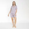 Confeo 840.505 Kadın Yazlık Önü Düğmeli Şortlu Pijama Takım