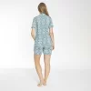 Confeo 840.505 Kadın Yazlık Önü Düğmeli Şortlu Pijama Takım
