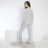 Confeo 840.641 Kadın Kışlık Fitilli Uzun Kol Pijama Takım
