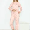 Confeo 840.800 Kadın Kışlık Bisiklet Yaka Reglan Uzunkol Pijama Takım