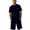 Confeo 940.107 Erkek Modal Patlı Şortlu Pijama Takım