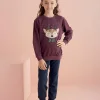 Hmd Yuppi 6215 Kız Çocuk Pijama Takım