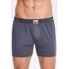 İlke 011 Düz Renkli Penye Boxer