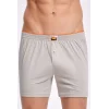 İlke 011 Düz Renkli Penye Boxer