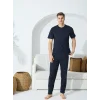 Kly 9600 Erkek Yazlık V-Yaka Pijama Takım