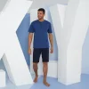 Kly 9604 Erkek Midi Yaka 3lü Pijama  Takım