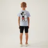 Mickey Mouse 4872C Erkek Çocuk Yazlık Bermuda Pijama Takım