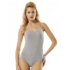 Namaldı 261 Kadın Likralı İp Askılı ÇıtÇıtlı Body